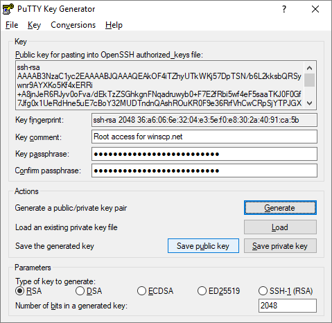 Generate public key from pfx file